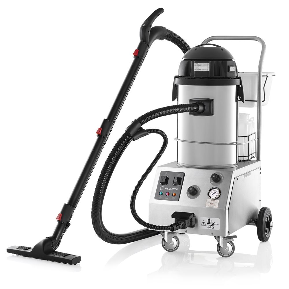 Reliable Tandem Pro Commercial Steam Cleaner With Wet and Dry Vacuum Cleaner